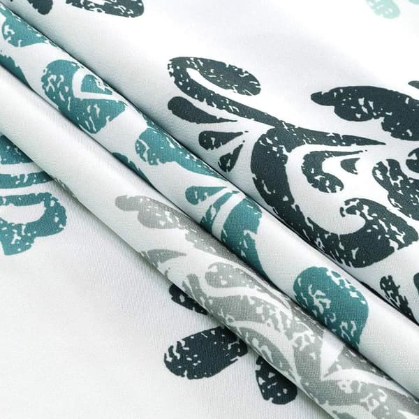 Dusjforheng til baderom med 12 kroker, polyester stoff Machi