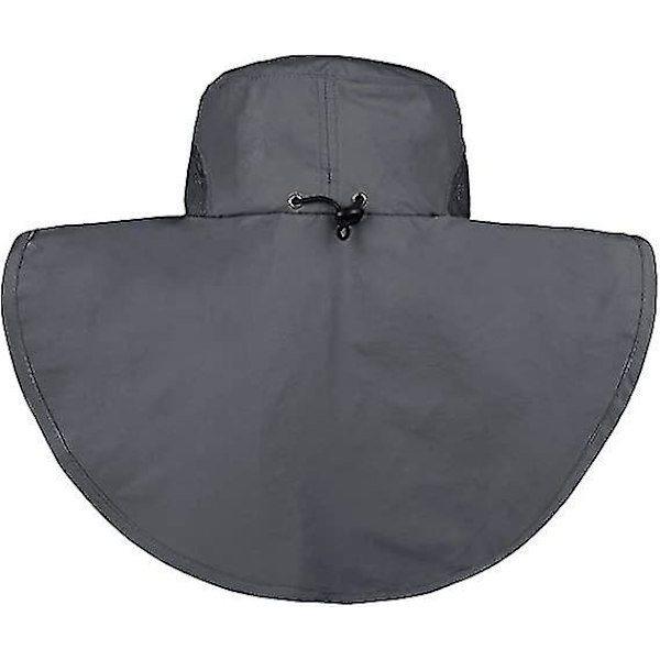 Dww-unisex utomhushattar Solskydd Fiskehatt med bred brätte DXGHC