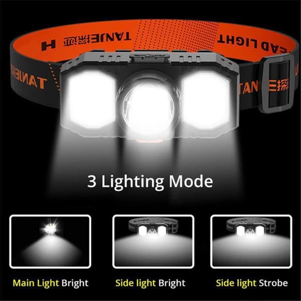 Uudet LED-otsalamput COB Mini Valo Ulkoilma Pitkä Ammunta Päässä