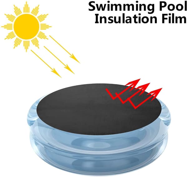 Solardæk til Overjordisk Swimmingpool (15 FT), 8-15Ft Rund Diameter E