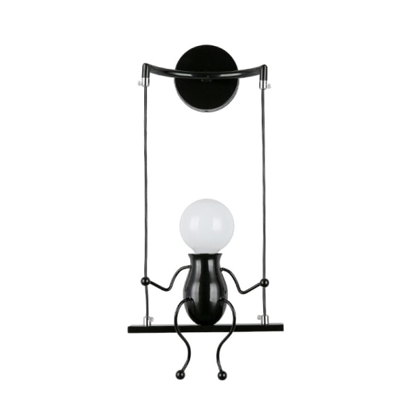 Moderne vegglampe Sconce Kreativ enkel design Liten person