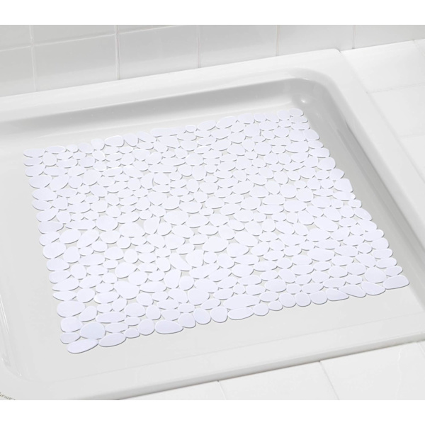 Paradise Antracit Brusermåtte - Skridsikker, Sugkopper, PVC, 54 x