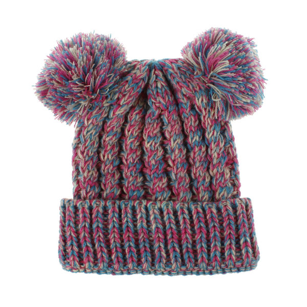 Plush Hatt- och Halsduk för Barn, Vinter En-delad Halsduk Vinter