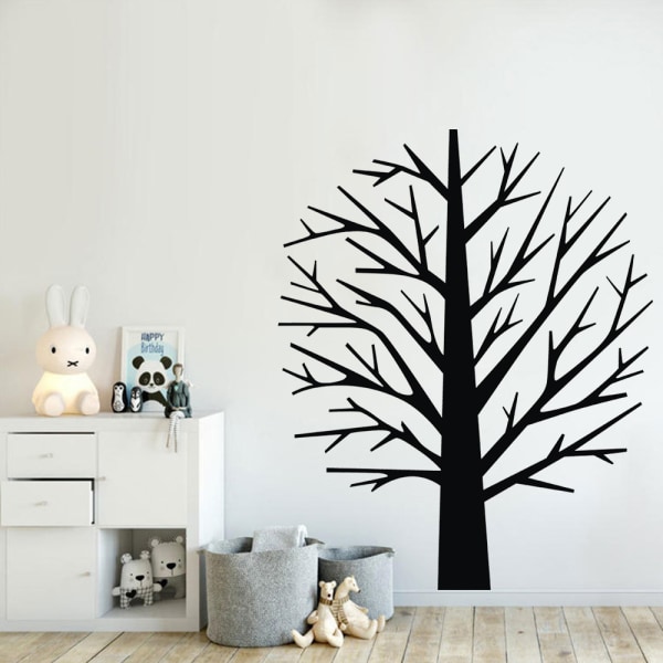 Stort svart träd väggdekal vardagsrum sovrum barnrum