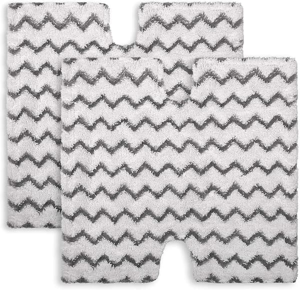 2-pack Mikrofiber Ångmopp Pad för Ångmopp Tvättad Återanvändbar