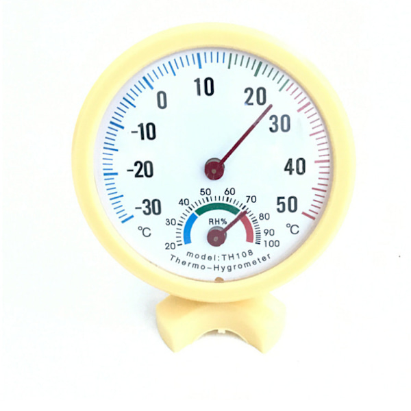 Pegehygrometer -30 til 50 grader Hjemmetermometer 3 farver (3