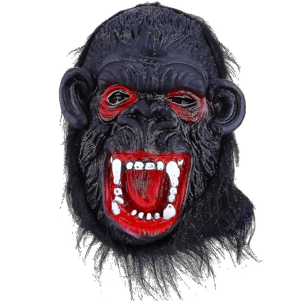 1 st Halloween Gorilla Mask Skrämmande Skräck Dress-up Mask Utför DXGHC