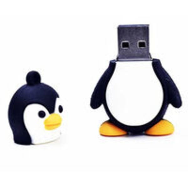 Sød Pingvin Tegneserie USB-stick Nyhed Mode Charm Nøgle