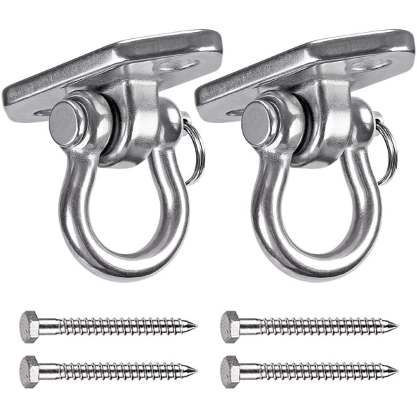 2-pack Takkrok i rostfritt stål 304 för väggmontering, krok