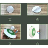 1 stk LED Natlampe Bevægelsessensor Natlys Ladybug R