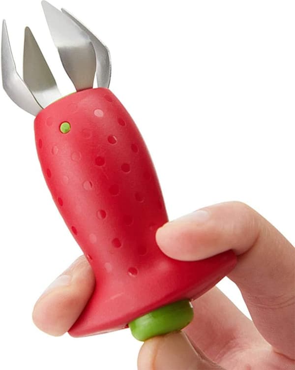 Jordbærskærer, Jordbærskaller, Tomatfjerner, Rustfrit