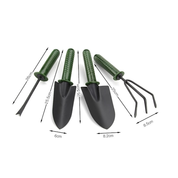 4 stk. Hagehåndspakk - Mini spade for sterk hagearbeid