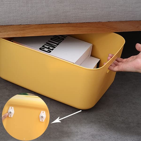 8 stk Selvklebende 360 ​​Graders Svingbare Stålruller, Papir, Mini C