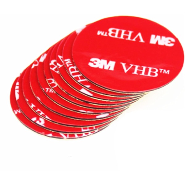 3M VHB 15 x runde akrylskum dobbeltsidige tapepads Vann og H