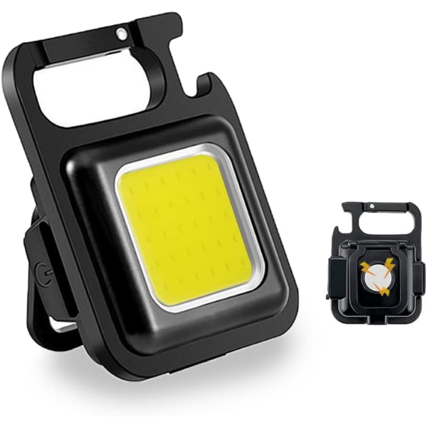 Mini LED Inspektionsarbetslampor Uppladdningsbara Magnetiska COB Bärbara