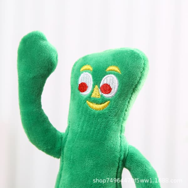 Multipet Gumby Plyschfylld Hundleksak, Grön, 20 cm (1-pack)