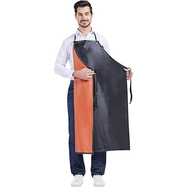 Smal Arbetsförkläde PVC Lätt Vikt Vattentät Unisex Slakt