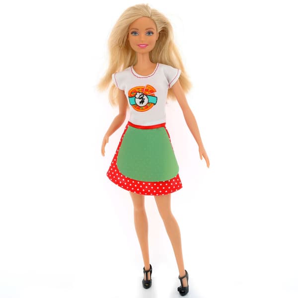 Barbie-modekostym, 15 delar, 15 docktillbehör, för barn