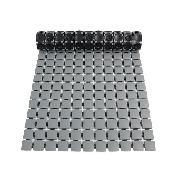 Sklisikker Rektangulær Dusjmatte 68 x 38,5 cm Kvadrat med Sugkopper