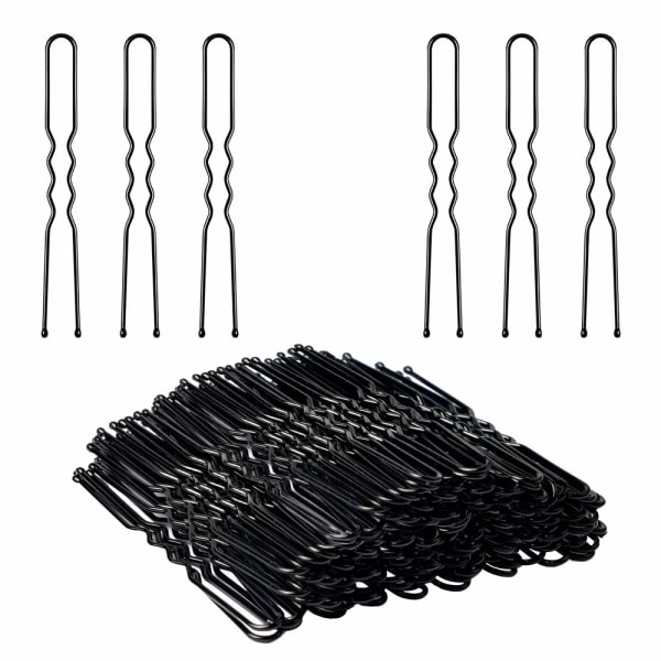 U Shaped Hair Pins, 40pcs of Bun Hair Pins for Women Girls with S