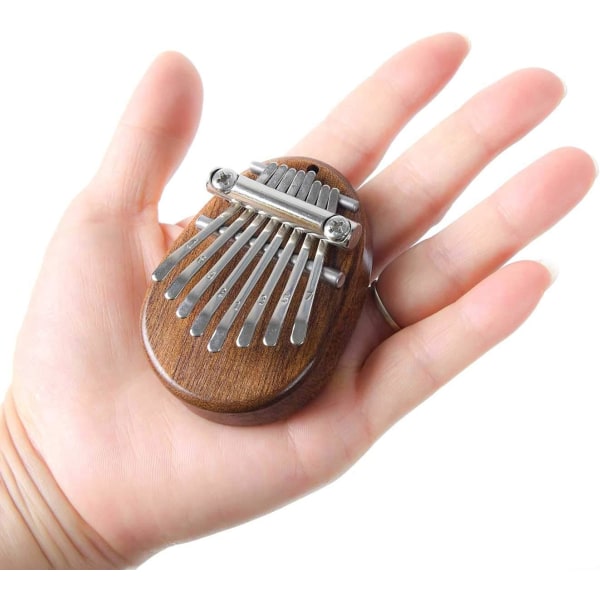 Mini tommelfinger klaver, massivt træ 8-key finger klaver, bærbar Mariba