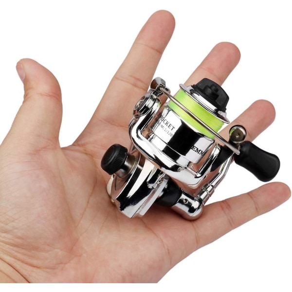 Fiske Spöset Mini Fiske Spö Fickspö Set Fiske Spö Penna Bärbar Teleskopisk Fiske Spö med Snurrande R