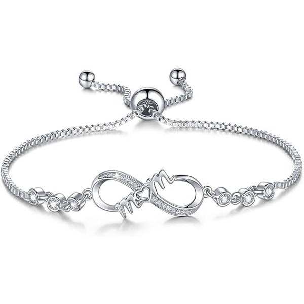 Infinity Love Cycle-armband för kvinnor, flickor, födelsedagsmödrar D