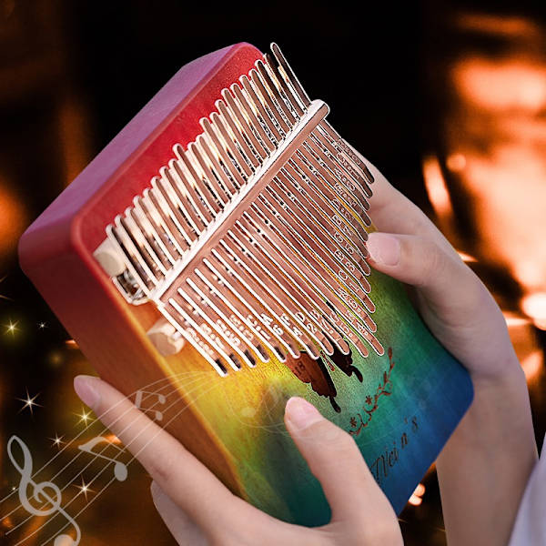 Tommelharpe Carlinba fem-fingers harpe 17 tone begynder finger h