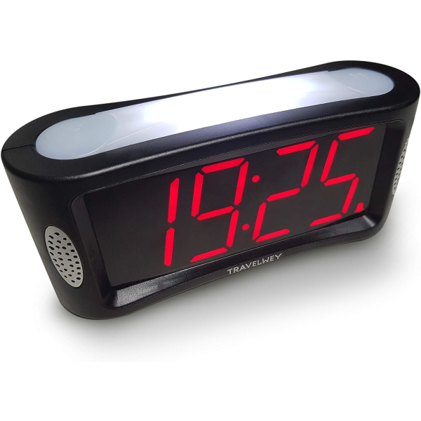 LED Digital Väckarklocka - Morgonväckarklocka för Tunga Sovmorgnar