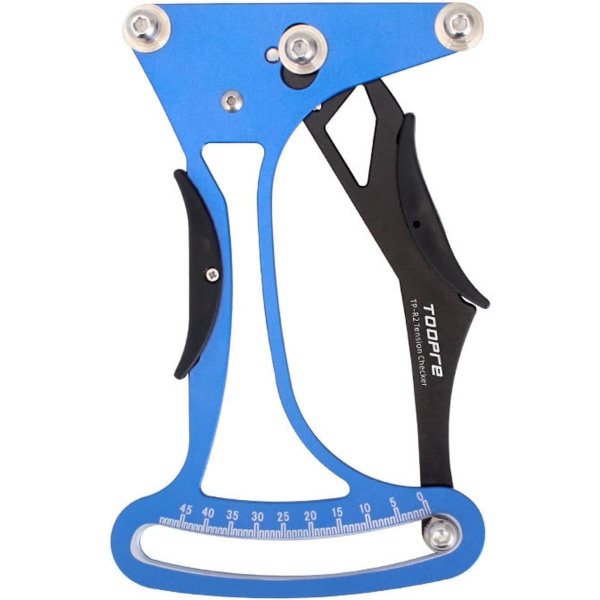 Cykelekrar spänningsmätare Kalibreringsverktyg av aluminiumlegering (blå