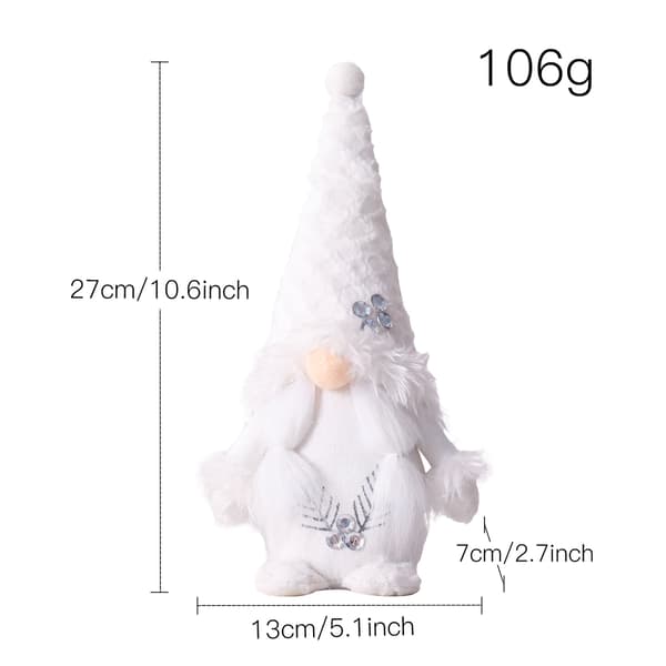 2 Julepynt Plussj Nisse Dukke Ornament Jul Fa