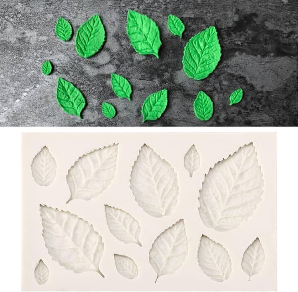3D Silikonark for Sukkerpasta, Kaker og Sjokolade, Mold Deco