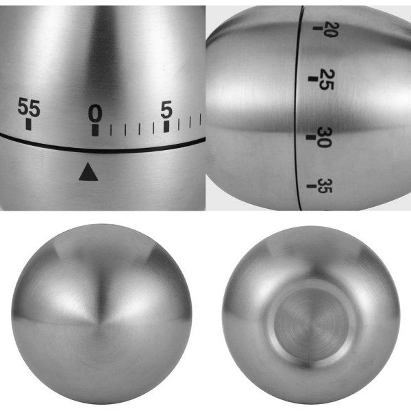 Mekanisk eggtimer, 60 minutters kjøkkentimer for matlaging