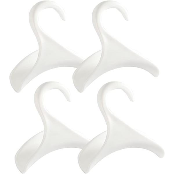 （Vit）Handväskaförvaring - Set med 4 Handväskekrokar - Plast Handväska