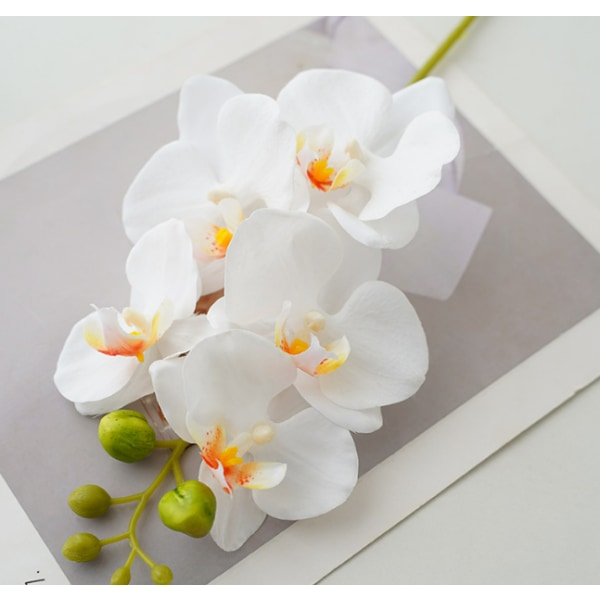 2 vita familjedekorationer, bröllopsdekorationer, blomsterarrangemang