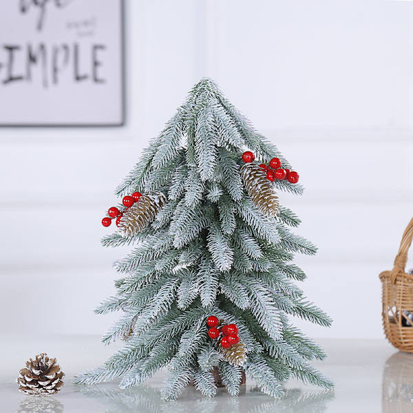 Miniatyrjulgran för skrivbord Julgranspynt DIY Jul