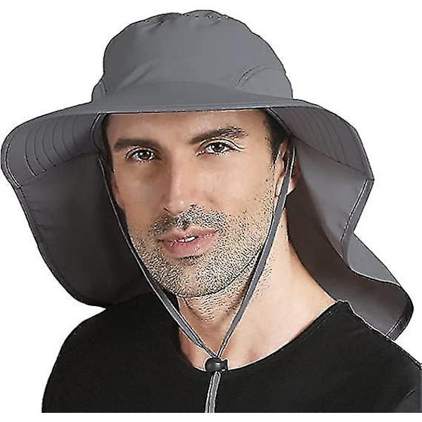 Dww-unisex utomhushattar Solskydd Fiskehatt med bred brätte DXGHC