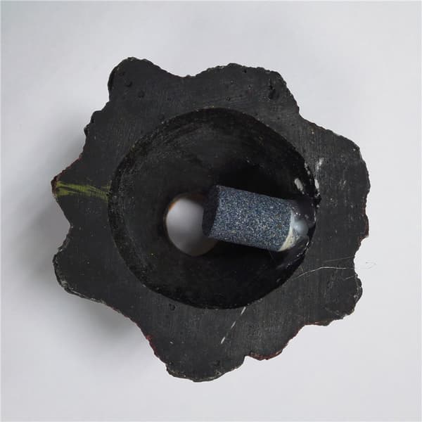 1 sett Akvarium Ornament Vulkan Form Ornament Luftboble Stein