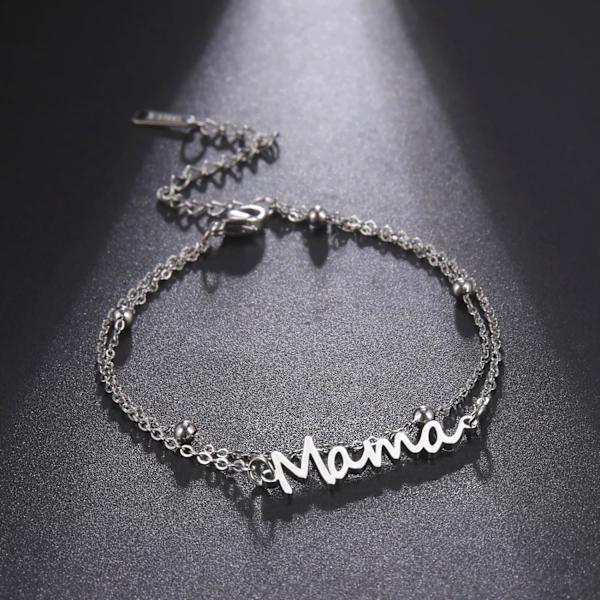 Mors Dag Present Armband för Mamma Mor Dotter Justerbar