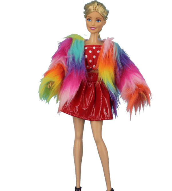 13 st 30 cm Barbie dockkläder Mode päls päls vinterjacka