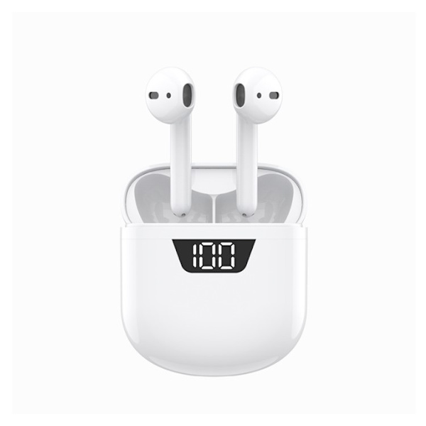 Langattomat kuulokkeet, Bluetooth 5.3 -kuulokemikrofoni, akunäyttö, sininen