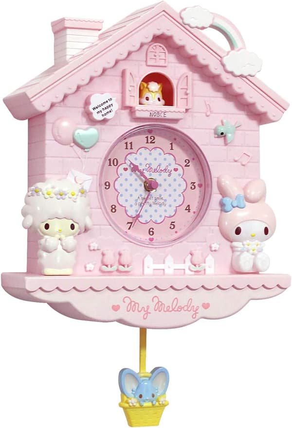 Barnväggklocka 12 tum Cartoon Swing Flickor Barn Väggklocka DXGHC