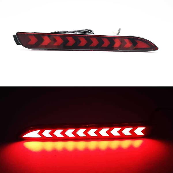 2 stk Bil LED Bakre Bumper Reflektor Bremslys For Toyota Rav4 Har