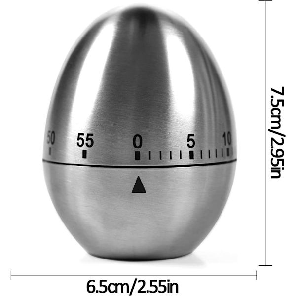 Mekanisk eggtimer, 60 minutters kjøkkentimer for matlaging