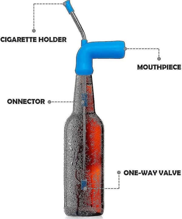 1-pack Öl Snorkel Sugrör Öl Hopper Tratt Dubbel Snorkel Dr DXGHC