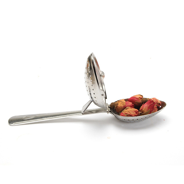 5 stk. rustfrit stål te-infuser, 14 x 3,7 x 3 cm