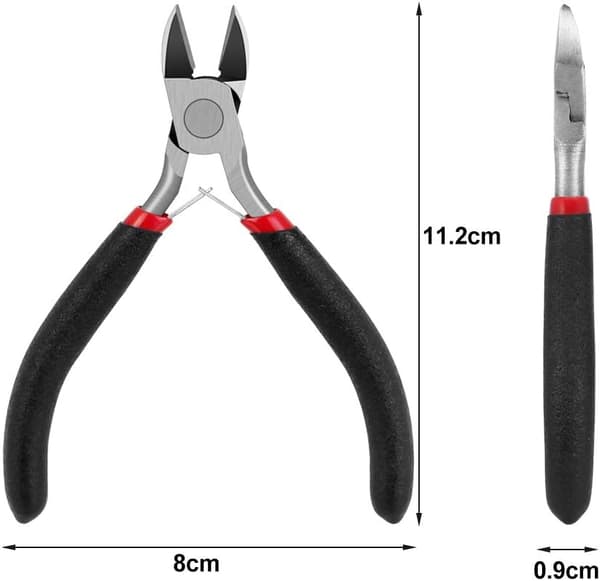 Mini Precision Leikkauspihdit - Ruostumaton Teräs & Liukumaton Kahva