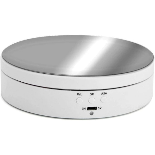Roterende Display Stativ, 360 Grader, 3 Hastigheder, USB Oplader, 5.43\"