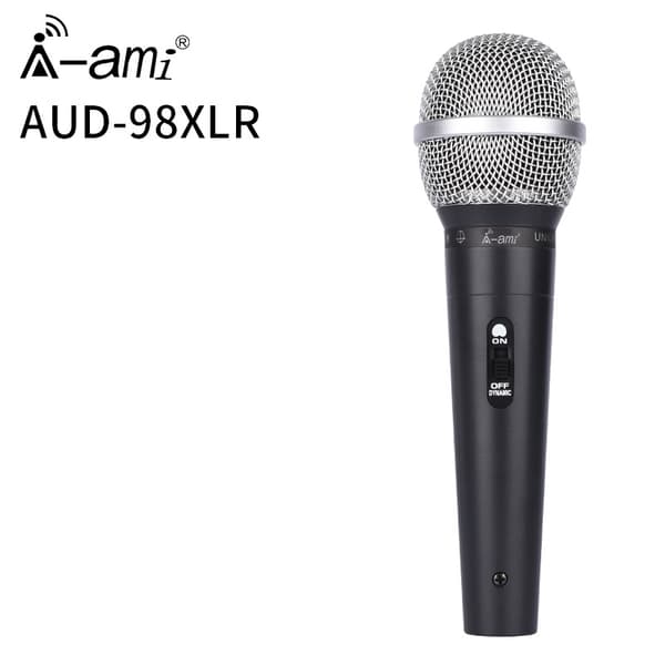 Professionell Handhållen Trådbunden Dynamisk Mikrofon Klar Röst Mic fo