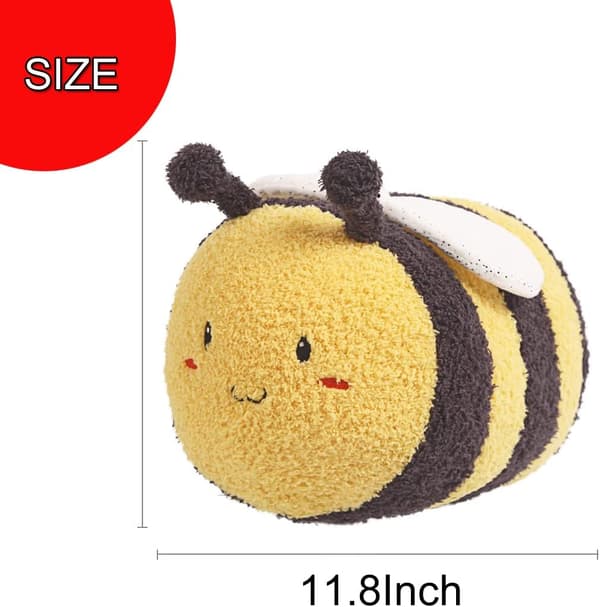 Supermyk Bie-Plushleke, Stoffdyr, 11,8 Tommer Bumble Bee Plus